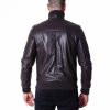 Dark Brown Nappa Lamb leather Jacket