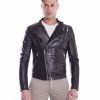 Black Perfored Lamb Leather Perfecto Jacket