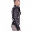 Black Perfored Lamb Leather Perfecto Jacket