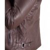 Dark Brown Color – Bogotà lamb Quilted Leather Biker Jacket