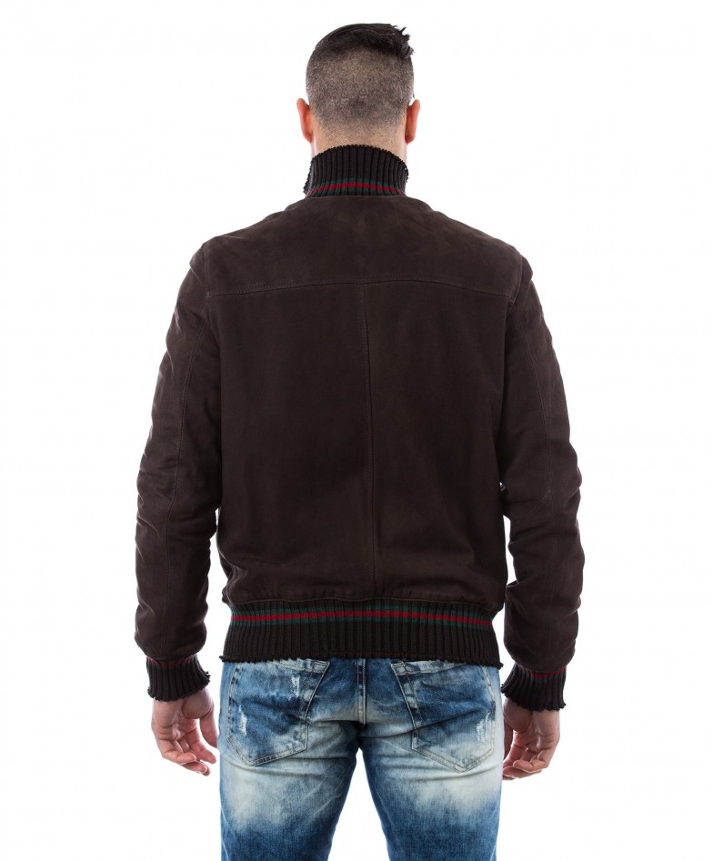 men-s-leather-jacket-genuine-soft-leather-nabuk-style-bomber-wool-cuffs-and-bottom-central-zip-dark-brown-color-mod-vito (4)