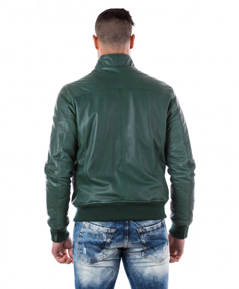 men-s-leather-jacket-genuine-soft-leather-style-bomber-bicolor-wool-cuffs-and-bottom-one-zip-pocket-green-color-thil (4)