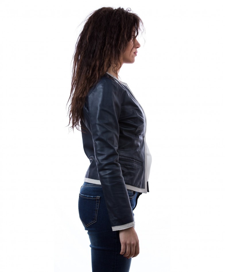 womens-short-leather-jacket-in-genuine-lamb-leather-and-round-neck-blue-clear-bicolor (1)